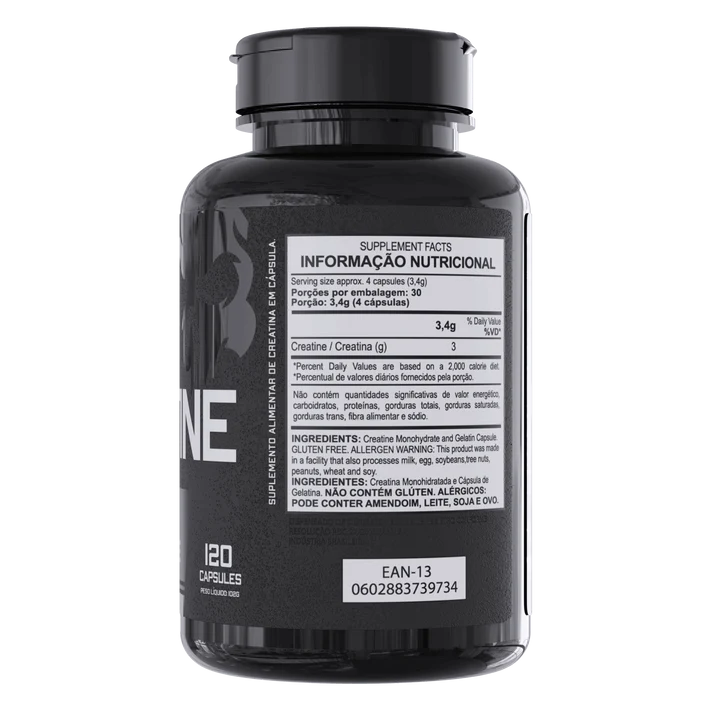 Creatina em Cápsula Dark lab 120 Caps - Imagem 4